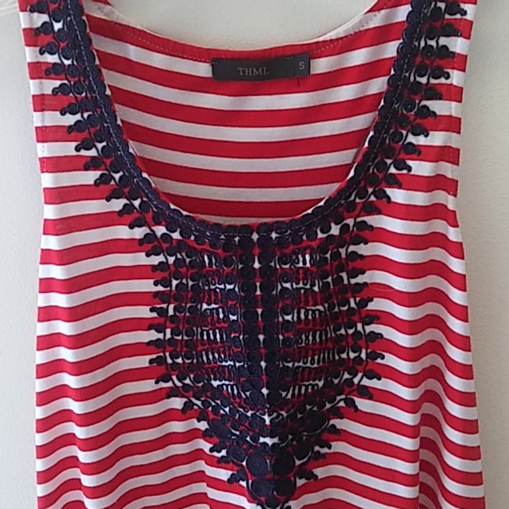 THML Red White & Blue Top Size S - Picture 2 of 6